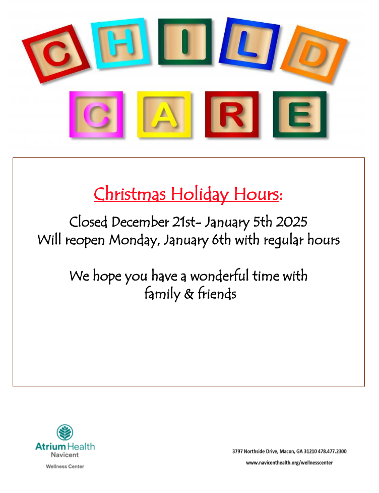 Holiday Hours